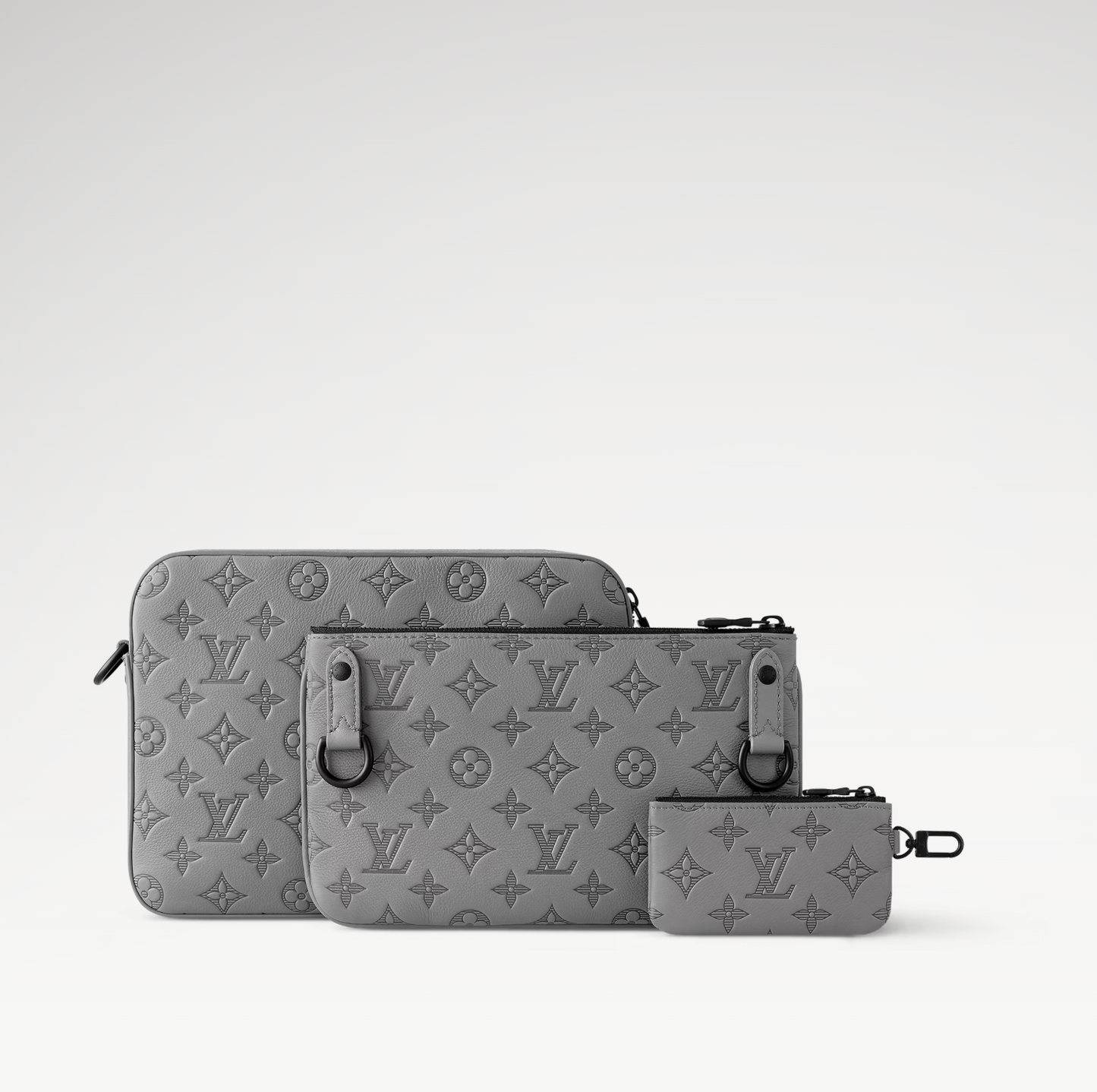LOUIS VUITTON TRIO MESSENGER BAG MENS - SHADOW GREY