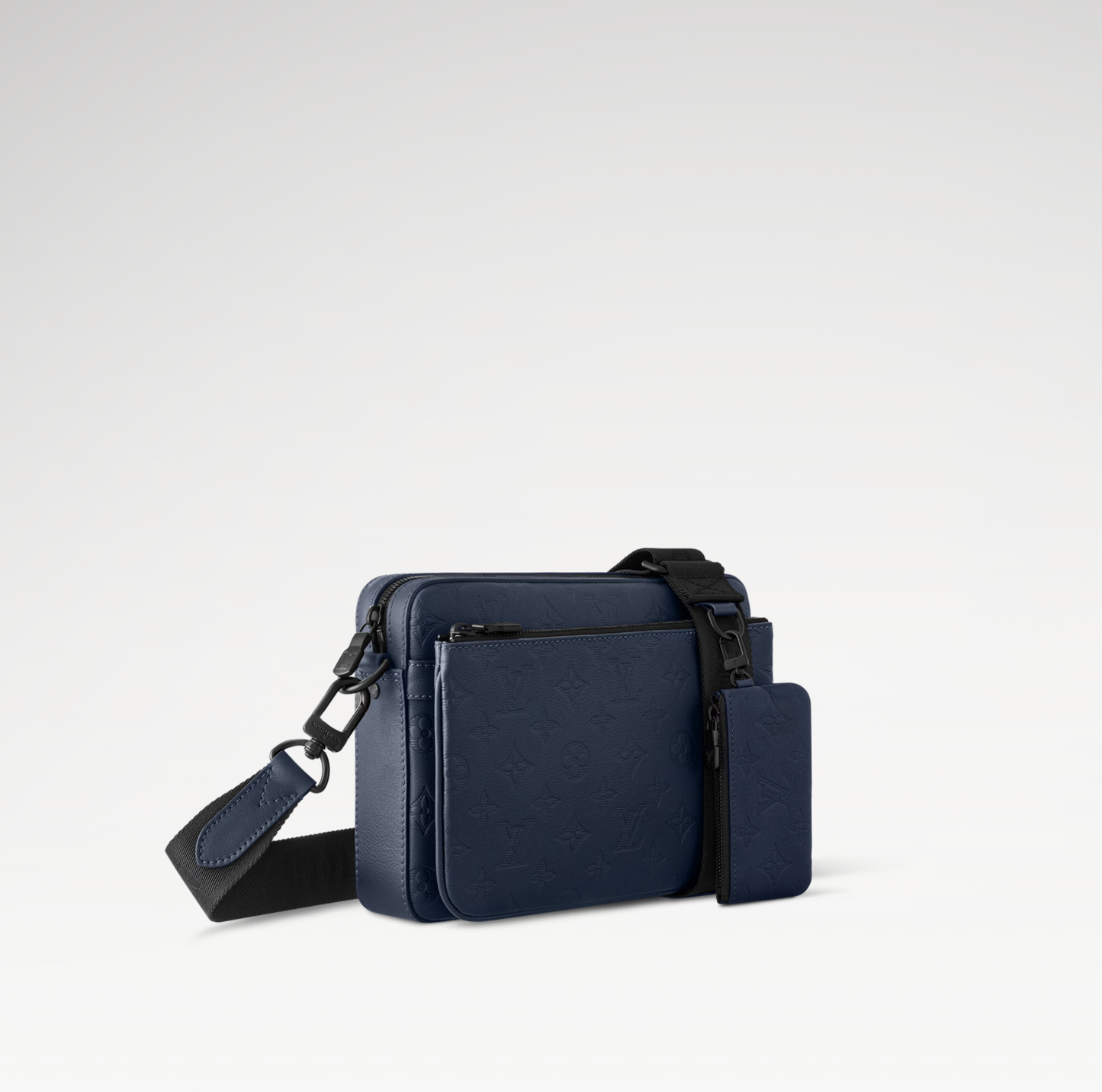 LOUIS VUITTON TRIO MESSENGER BAG MENS - DARK BLUE
