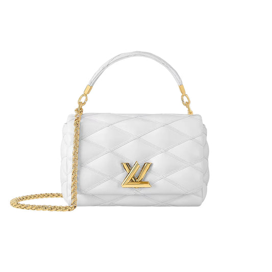 LOUIS VUITTON GO-14 MM MALLETAGE BAG - WHITE