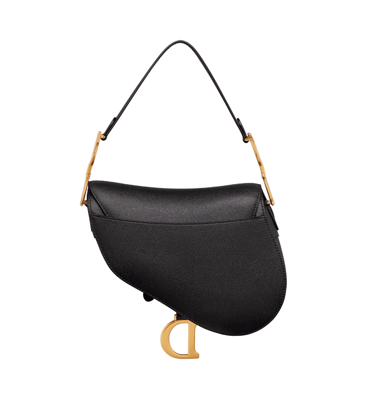 DIOR SADDLE BAG WITH STRAP-BLACK