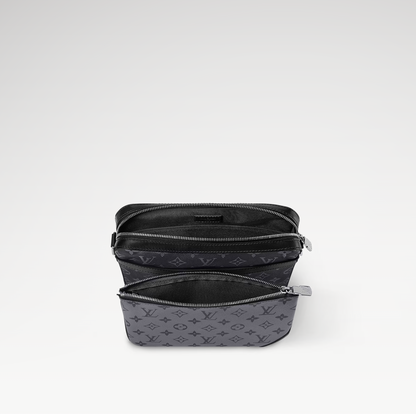 LOUIS VUITTON REVERSE TRIO MESSENGER BAG MENS - GREY/BLACK