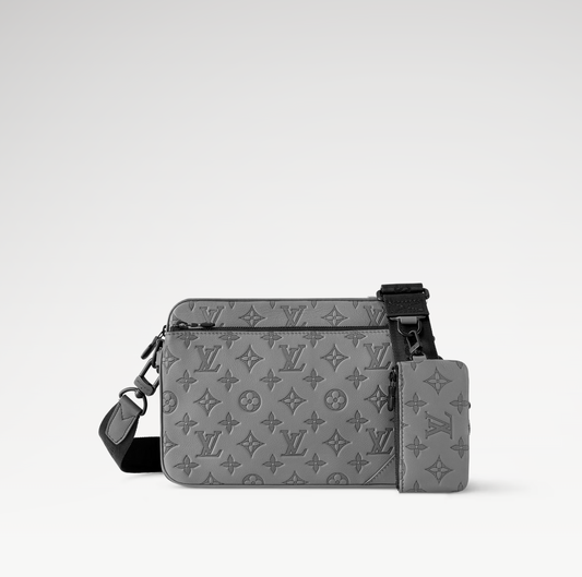 LOUIS VUITTON TRIO MESSENGER BAG MENS - SHADOW GREY
