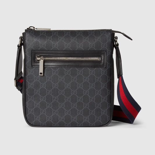 GUCCI SMALL GG CROSSBODY BAG MEN - BLACK