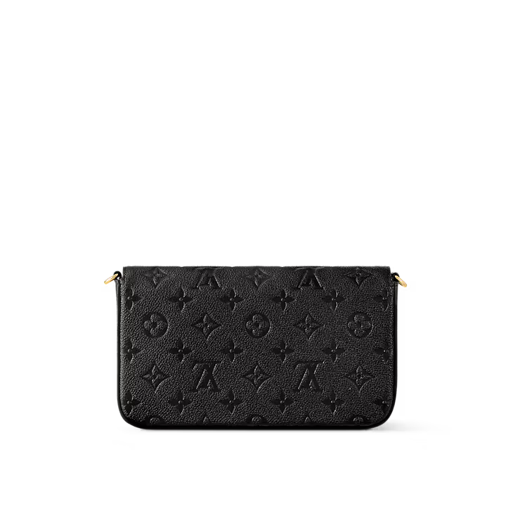 LOUIS VUITTON POCHETTE FELICIE CLUTCH - BLACK
