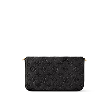 LOUIS VUITTON POCHETTE FELICIE CLUTCH - BLACK