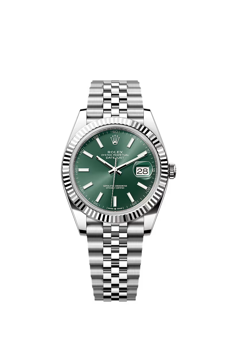 DATEJUST 41 OYSTER - FOREST GREEN