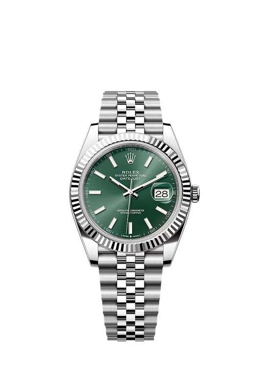 DATEJUST 41 OYSTER - FOREST GREEN