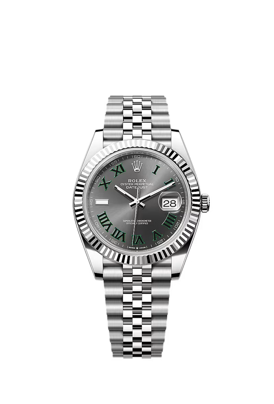ROLEX DATEJUST 41 - GREY/GREEN DIAL